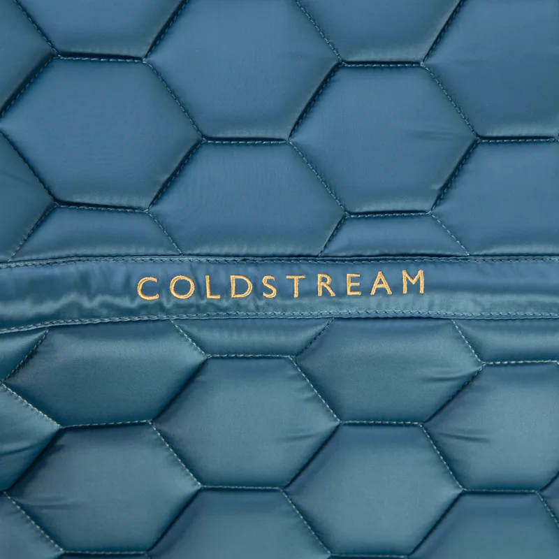 Coldstream Marygold Dressage Saddle Pad - Slate Blue-2